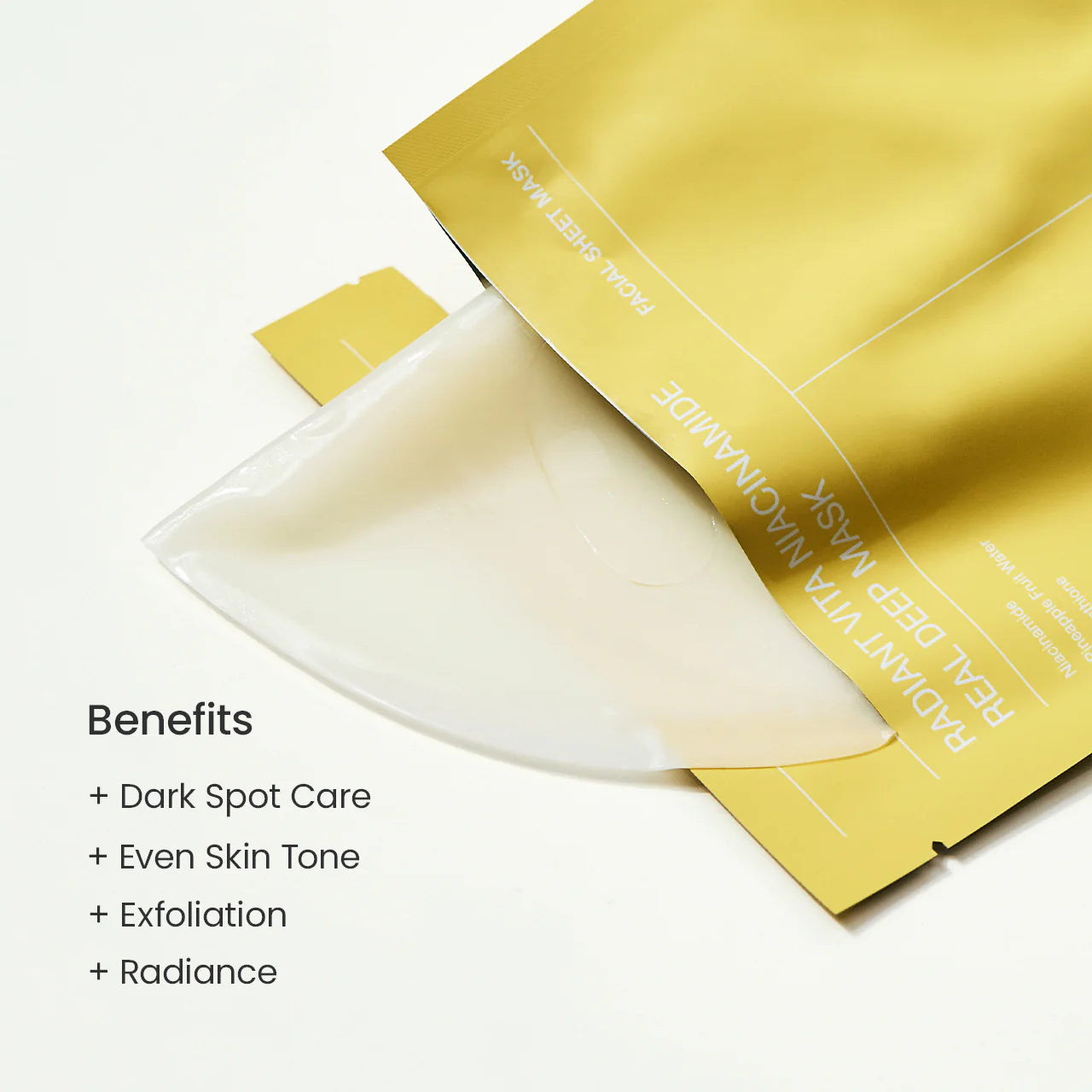 BIODANCE - Radiant Vita Niacinamide Real Deep Mask - Illuminating Face Mask - 1pc/34g