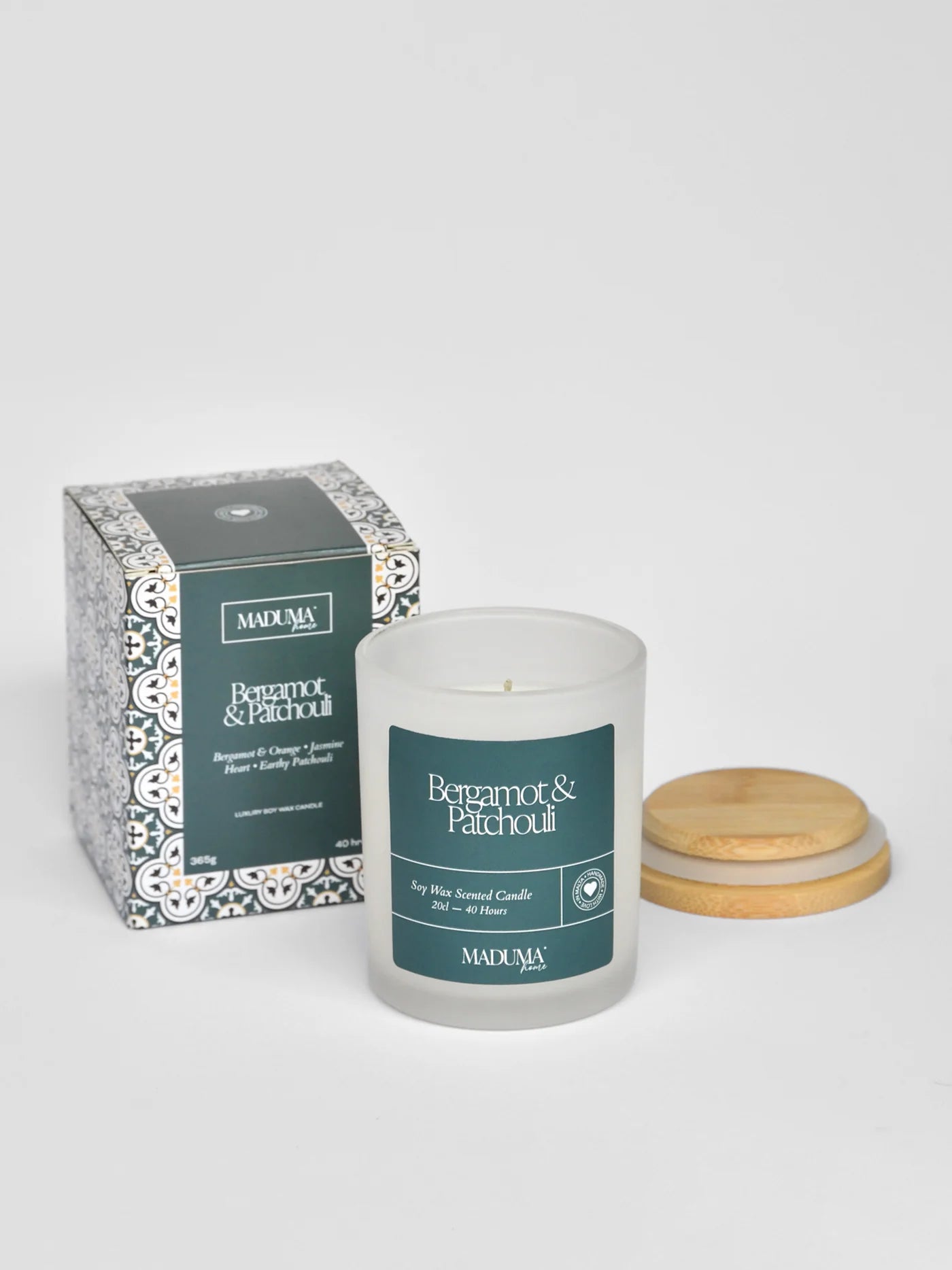 MADUMA® Scented Candle - Bergamot & Patchouli