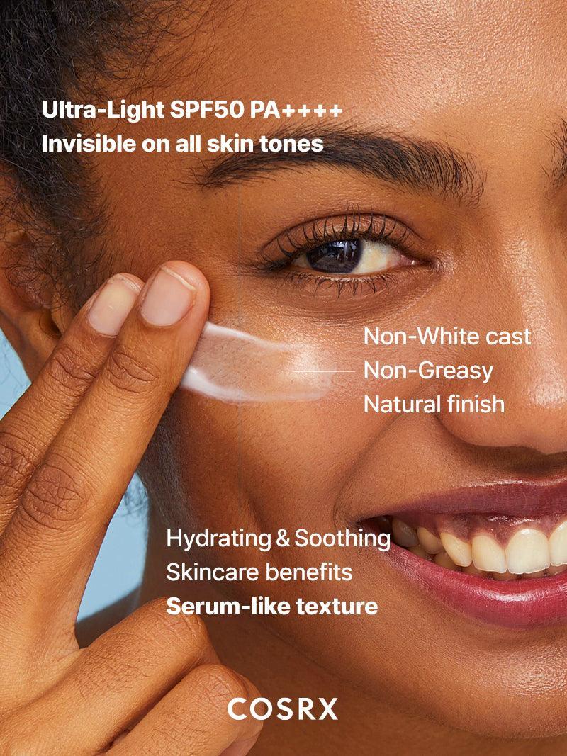 COSRX - Ultra - Light Invisible Sunscreen SPF50+/PA++++ - Light Moisturizing Sunscreen - 50ml