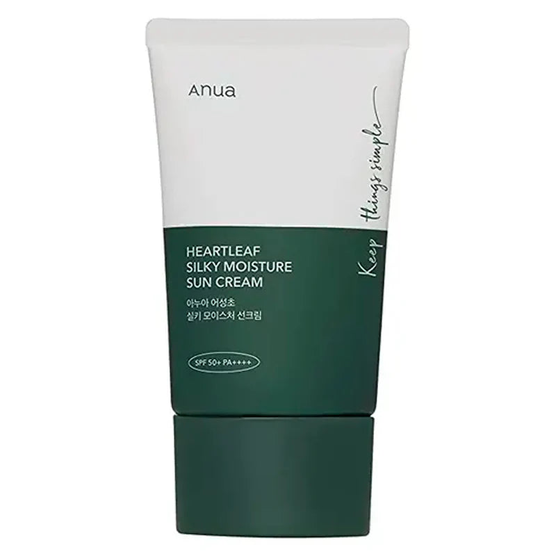 ANUA - Heartleaf Silky Moisture Sun Cream - 50ml