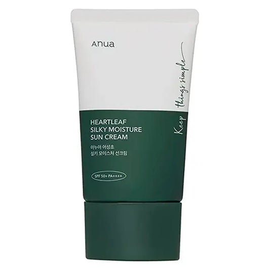 ANUA - Heartleaf Silky Moisture Sun Cream - 50ml