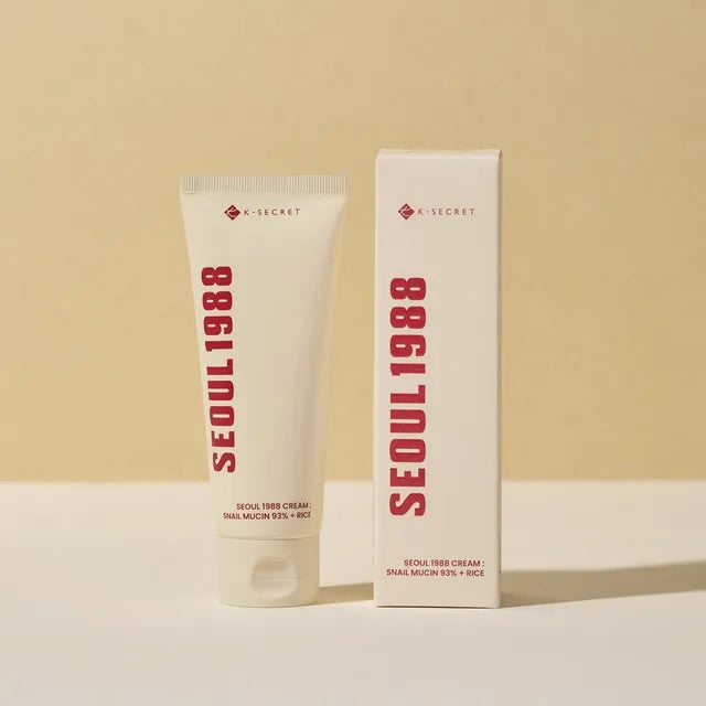 K-SECRET - SEOUL 1988 Cream : Snail Mucin 93% + Rice. - 100ml