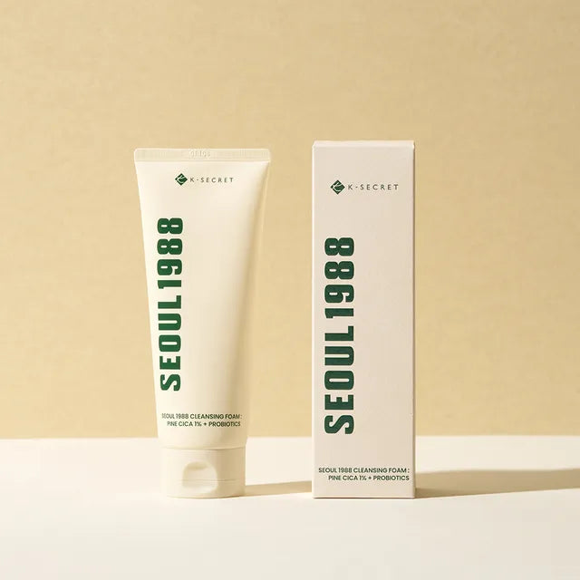 K-SECRET - SEOUL 1988 Cleansing Foam : Pine Cica 1% + Probiotics - 150ml