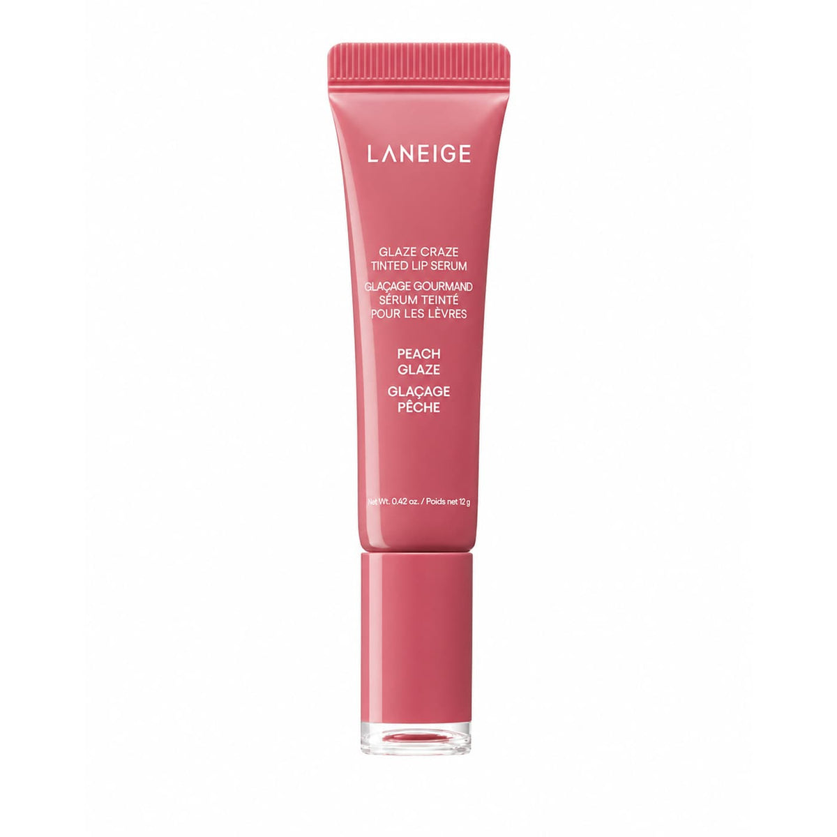 LANEIGE – Glaze Craze Tinted Lip Serum - Peach Glaze - 12g