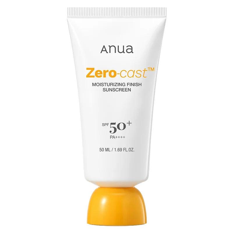 ANUA - Zero-Cast Moisturizing Finish Sunscreen - 50ml