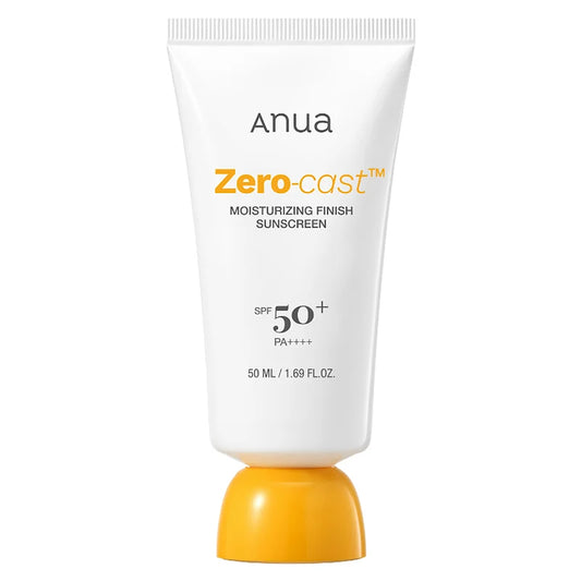 ANUA - Zero-Cast Moisturizing Finish Sunscreen - 50ml