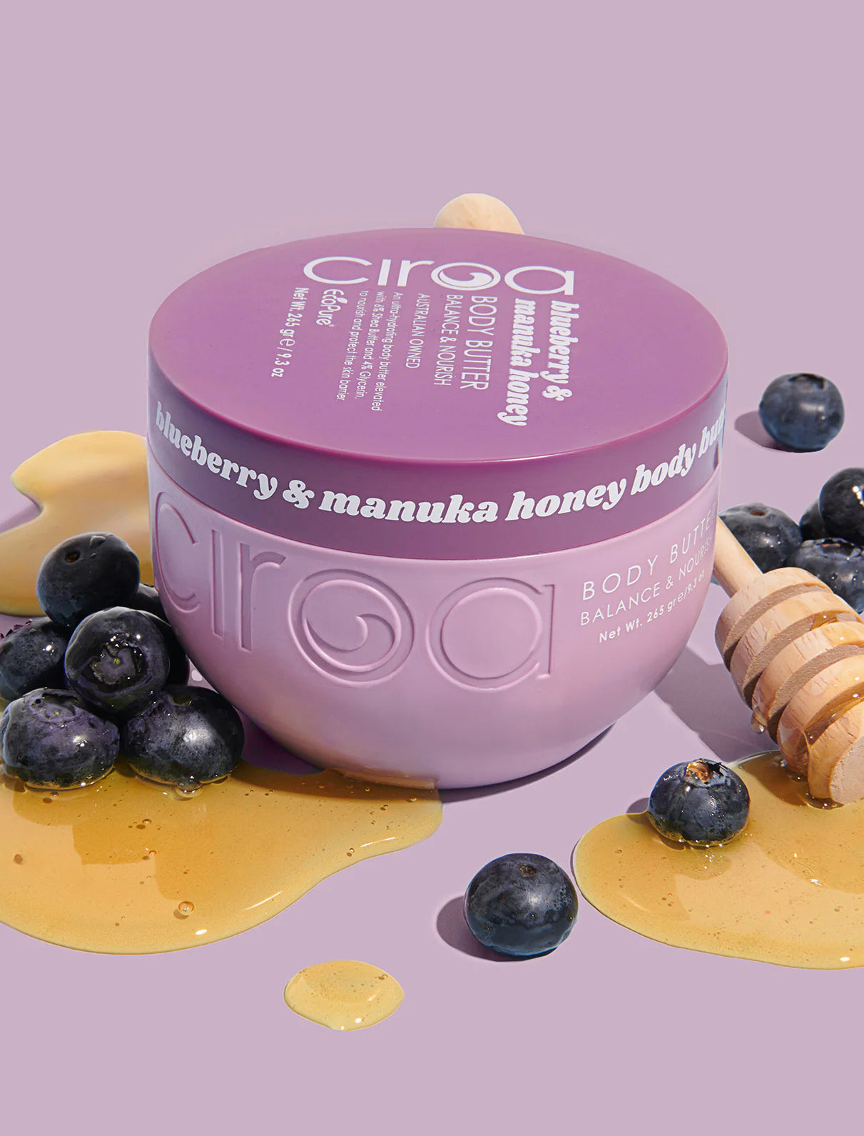 Ciroa - Blueberry & Manuka Honey Body Butter - 265g