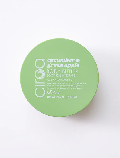 Ciroa - Cucumber & Green Apple Body Butter - 265g
