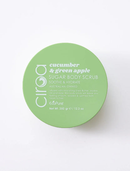 Ciroa - Cucumber & Green Apple Body Scrub 350g