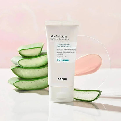 COSRX – Aloe 54.2 Aqua Tone-up Sunscreen SPF 50+ /PA++++ - 50ml