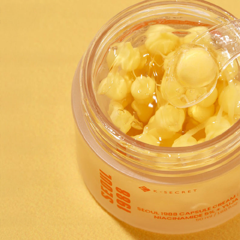K-SECRET. - Seoul 1988 Capsule Cream: Niacinamide 5% + Yuja - 50ml