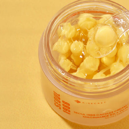 K-SECRET. - Seoul 1988 Capsule Cream: Niacinamide 5% + Yuja - 50ml