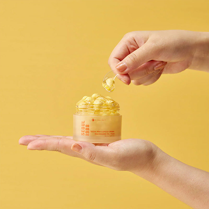K-SECRET. - Seoul 1988 Capsule Cream: Niacinamide 5% + Yuja - 50ml