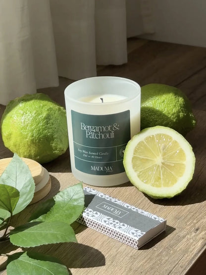 MADUMA® Scented Candle - Bergamot & Patchouli