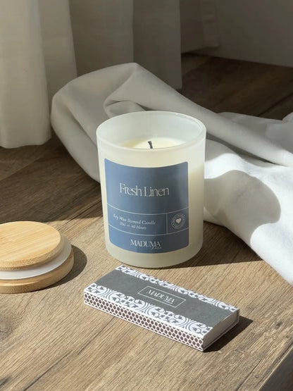 MADUMA® Scented Candle - Fresh Linen