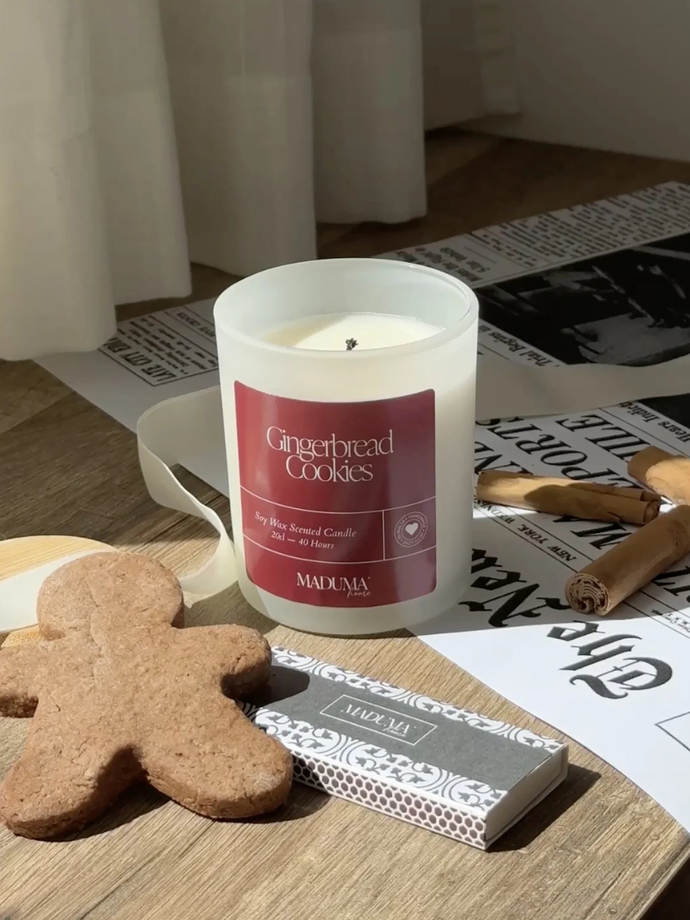 MADUMA® Scented Candle - Gingerbread Cookies