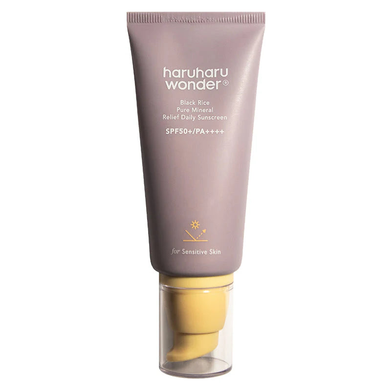 HaruHaru Wonder - Black Rice Pure Mineral Relief Daily Sunscreen SPF50+ PA++++ - 50ml