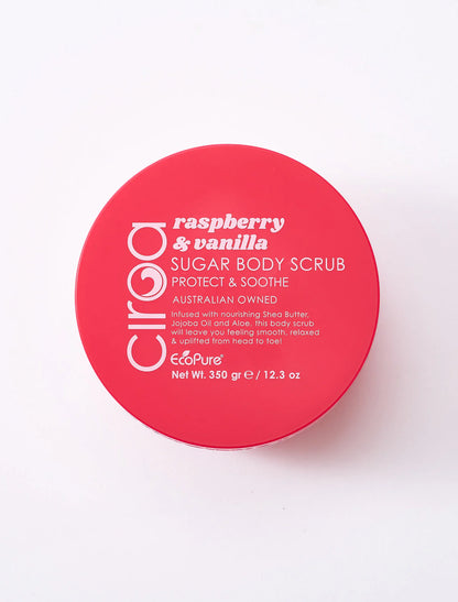 Ciroa - Raspberry & Vanilla Body Scrub - 350g