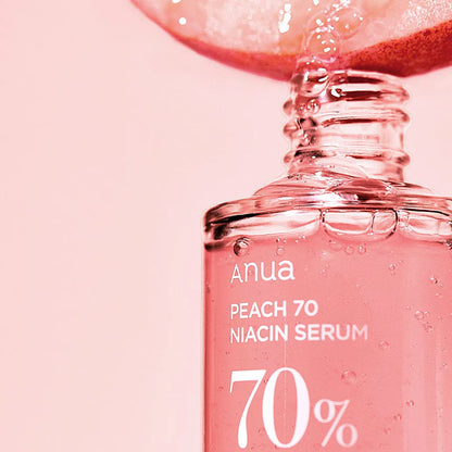 ANUA - Peach 70% Niacinamide Serum - Brightening Serum with 70% Peach Extract - 30ml