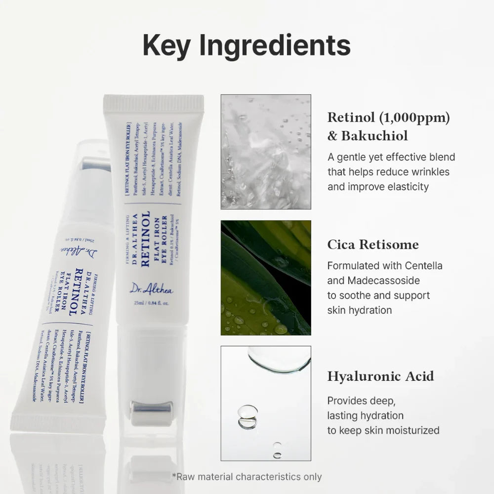 Dr. Althea - Retinol Flat Iron Eye Roller - 25ml