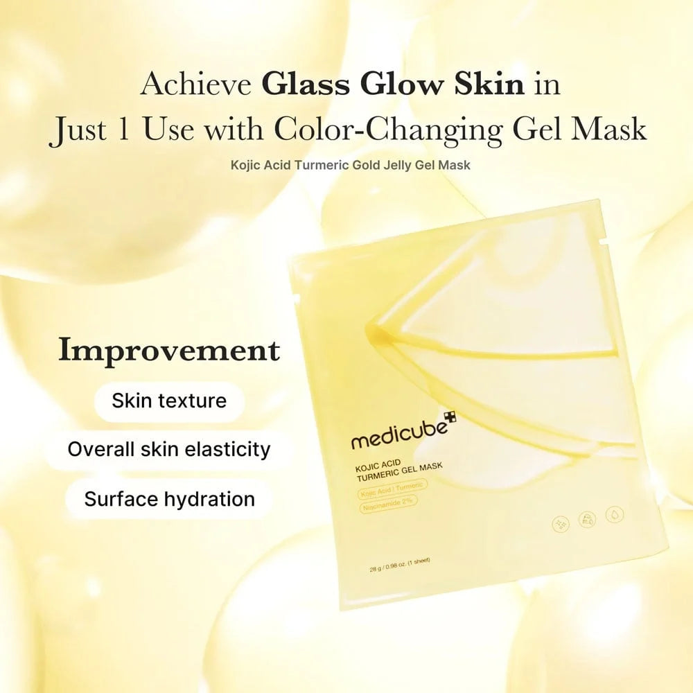 MEDICUBE - Kojic Acid Turmeric Brightening Gel Mask