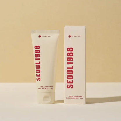 K-SECRET - SEOUL 1988 Cream : Snail Mucin 93% + Rice. - 100ml