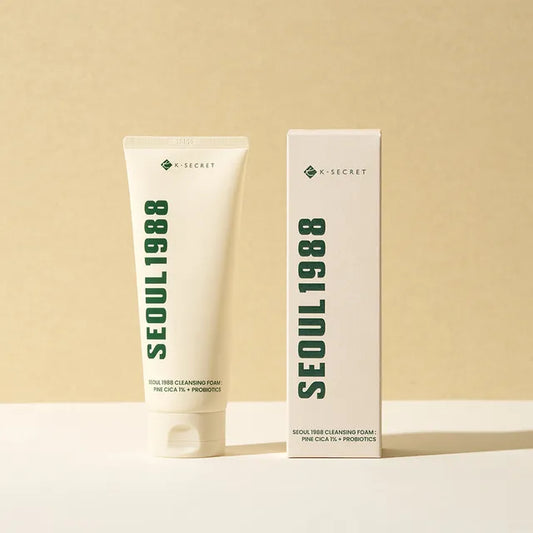 K-SECRET - SEOUL 1988 Cleansing Foam : Pine Cica 1% + Probiotics - 150ml