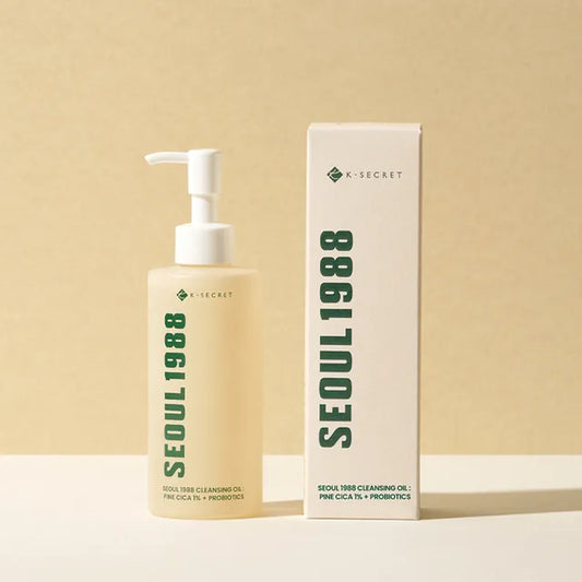 K-SECRET - SEOUL 1988 Cleansing Oil : Pine Cica 1% + Probiotics - 200ml