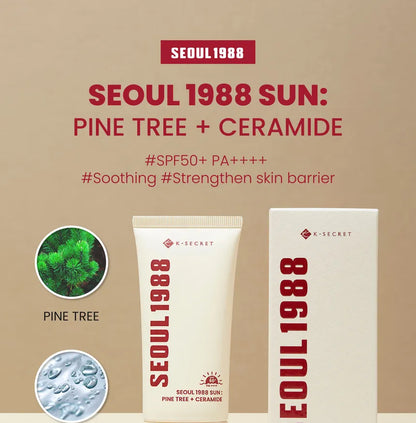 K-SECRET - SEOUL 1988 Sun : Pine Tree + Ceramide - 50ml