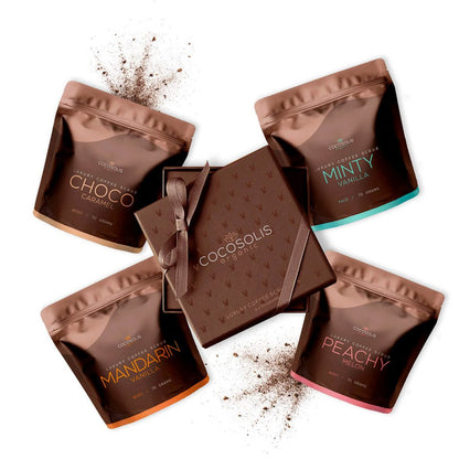 COCOSOLIS Organic - Luxury Coffee Scrub Box - 4 x 70g