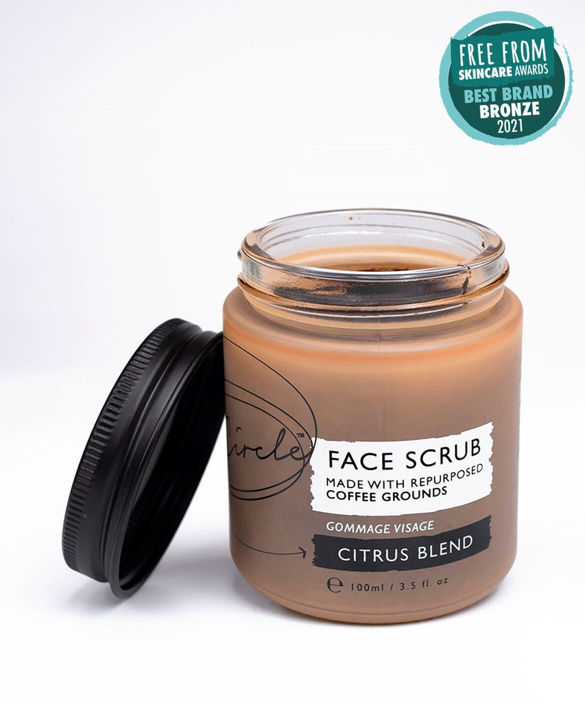 UpCirlce Natural Face Scrub - Citrus Blend for Dry Skin 100ml