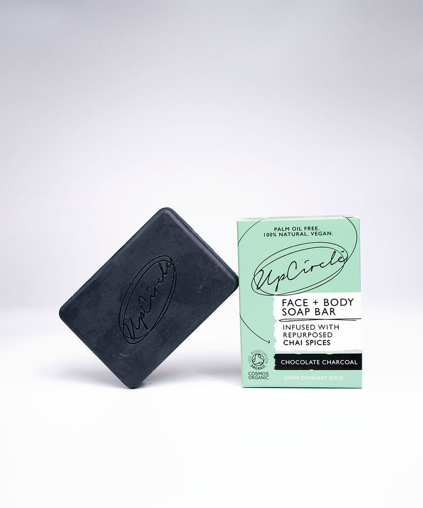 UpCircle Chocolate Charcoal Chai Cleansing Soap Bar 100g